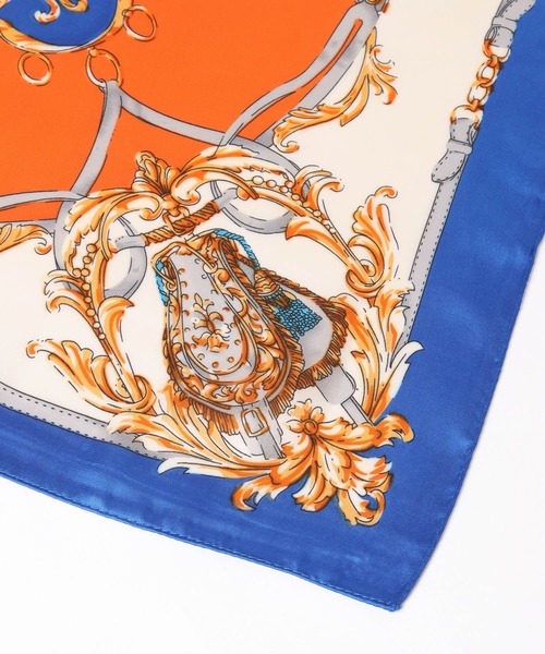 LOWRYS FARM（ローリーズファーム）の「スカーフ７０＊７０　494448（バンダナ/スカーフ・レディース・グリーン/オレンジ/ネイビー/サックスブルー・FREE）」の14枚目の写真