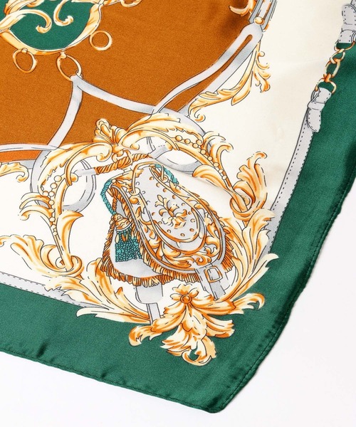 LOWRYS FARM（ローリーズファーム）の「スカーフ７０＊７０　494448（バンダナ/スカーフ・レディース・グリーン/オレンジ/ネイビー/サックスブルー・FREE）」の16枚目の写真