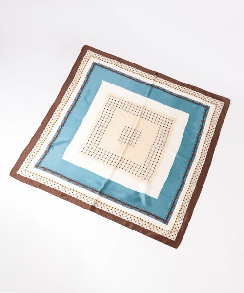 LOWRYS FARM（ローリーズファーム）の「スカーフ７０＊７０　494448（バンダナ/スカーフ・レディース・グリーン/オレンジ/ネイビー/サックスブルー・FREE）」の17枚目の写真