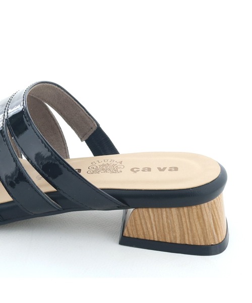cava cava（サヴァサヴァ）の「ローヒールミュールサンダル　3720555（サンダル・レディース・ブラック/ラベンダー/ライトベージュ・24.5cm/24cm/23.5cm/23cm/22.5cm）」の19枚目の写真
