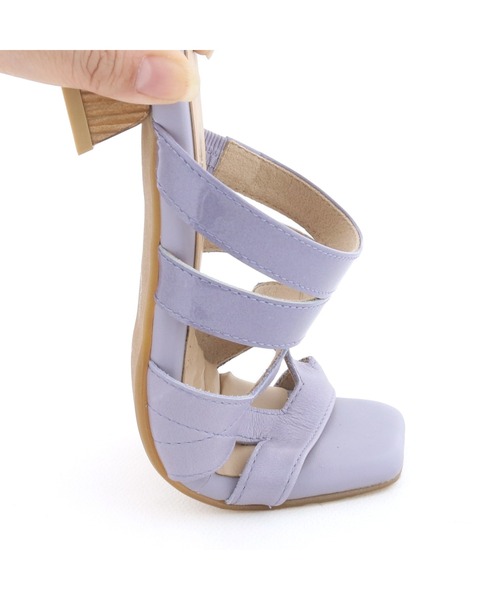 cava cava（サヴァサヴァ）の「ローヒールミュールサンダル　3720555（サンダル・レディース・ブラック/ラベンダー/ライトベージュ・24.5cm/24cm/23.5cm/23cm/22.5cm）」の7枚目の写真