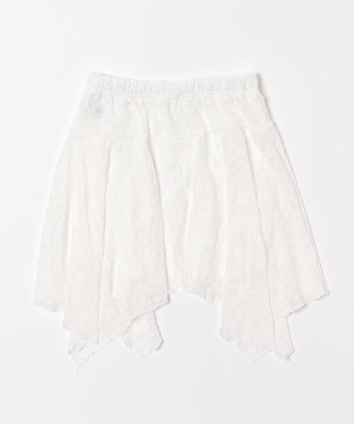 GORGE（ゴージ）の「《リボン×フリルレース》レディース ミニスカート レイヤード風デザイン 春夏秋（スカート・レディース・ブラック/オフホワイト・F）」の10枚目の写真