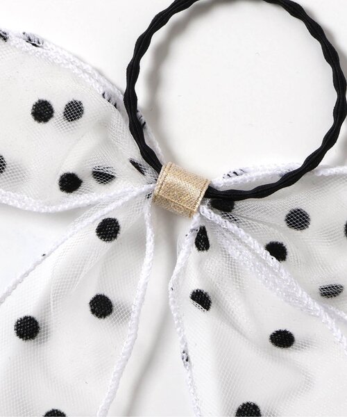 apres les cours(アプレレクール)の「シアードットリボンヘアゴム(ヘアゴム・キッズ・アイボリー・FREE)」の14枚目の写真