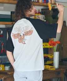 UN-FILLED（アンフィルド）の「mt9717- 90s GERBERA EAGLE RAGLAN SLEEVE T-SHIRT Tシャツ（Tシャツ/カットソー）」