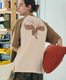 UN-FILLED（アンフィルド）の「mt9717- 90s GERBERA EAGLE RAGLAN SLEEVE T-SHIRT Tシャツ（Tシャツ/カットソー）」