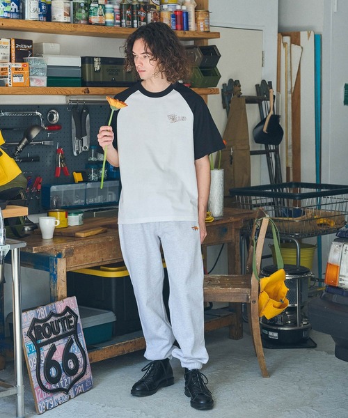 UN-FILLED（アンフィルド）の「mt9717- 90s GERBERA EAGLE RAGLAN SLEEVE T-SHIRT Tシャツ（Tシャツ/カットソー・メンズ・ブラック×ホワイト/ブラウン系その他/グリーン系その他・M/L/XL）」の16枚目の写真
