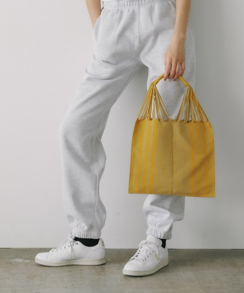 OJO DE MEX(オホデメックス)の「OJO DE MEX/オホデメックス Cotton Fold bag Mini フォールドミニトートバック(トートバッグ・レディース・イエロー/ピンク/グリーン/カーキブラウン・FREE)」の1枚目の写真