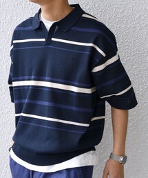 SHIPS別注】FRED PERRY: イギリス製 M2 シングルライン ポロシャツ