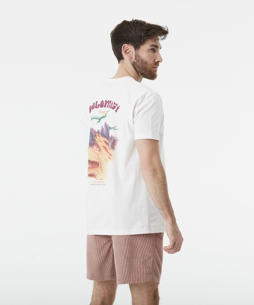 PICTURE ORGANIC CLOTHING(ピクチャーオーガニッククロージング)の「【PICTURE/ピクチャー】D&S DOLOMITI TEE ワンポイント バックプリント Tシャツ(Tシャツ/カットソー・メンズ・ホワイト・LARGE/MEDIUM)」の3枚目の写真