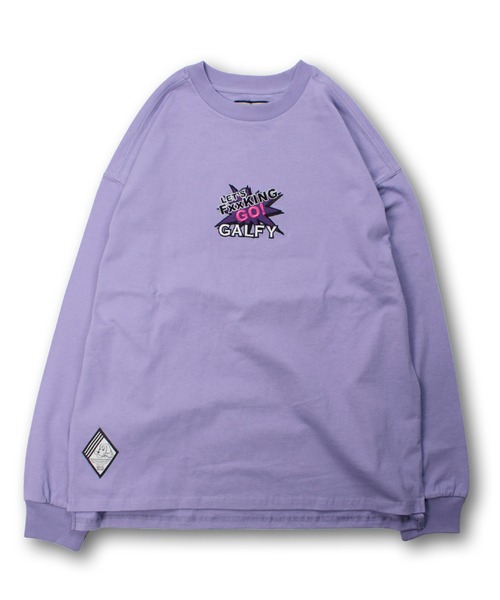 GALFY(ガルフィー)の「【GALFY/ガルフィー】 LFG!! ロン T(Tシャツ/カットソー・メンズ・ブラック/パープル/グレー・L/XL)」の3枚目の写真