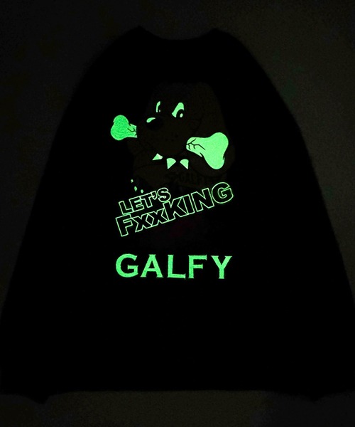 GALFY(ガルフィー)の「【GALFY/ガルフィー】 LFG!! ロン T(Tシャツ/カットソー・メンズ・ブラック/パープル/グレー・L/XL)」の13枚目の写真