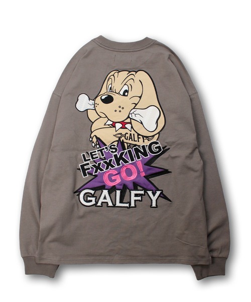 GALFY(ガルフィー)の「【GALFY/ガルフィー】 LFG!! ロン T(Tシャツ/カットソー・メンズ・ブラック/パープル/グレー・L/XL)」の7枚目の写真
