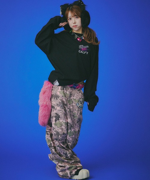 GALFY(ガルフィー)の「【GALFY/ガルフィー】 LFG!! ロン T(Tシャツ/カットソー・メンズ・ブラック/パープル/グレー・L/XL)」の18枚目の写真