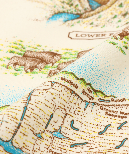 FRAMeWORK（フレームワーク）の「The Printed Image Yellowstone（バンダナ/スカーフ・レディース・アイボリー・FREE）」の3枚目の写真