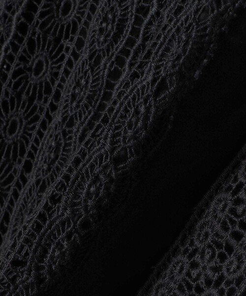 SHIPS（シップス）の「【SHIPS別注】Soi-e:レース 2way ブラウス（シャツ/ブラウス・レディース・オフホワイト/ブラック・ONE SIZE）」の8枚目の写真