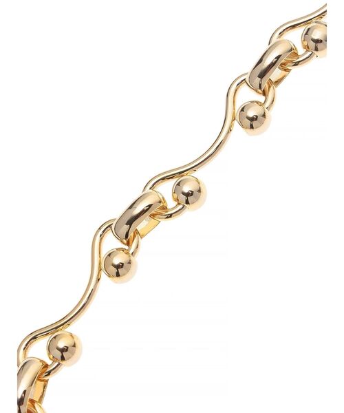 EMODA（エモダ）の「ボールウェーブチェーンネックレス（ピアス（両耳用）・レディース・シルバー/ゴールド・FREE）」の7枚目の写真