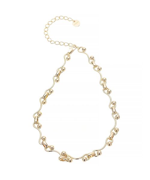 EMODA（エモダ）の「ボールウェーブチェーンネックレス（ピアス（両耳用）・レディース・シルバー/ゴールド・FREE）」の11枚目の写真