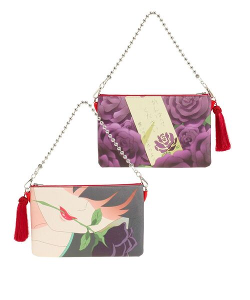 jouetie（ジュエティ）の「【TVアニメ『らんま1/2』jouetie】シーンポーチ（ハンドバッグ・レディース・オフホワイト/ブルー/レッド・FREE）」の3枚目の写真