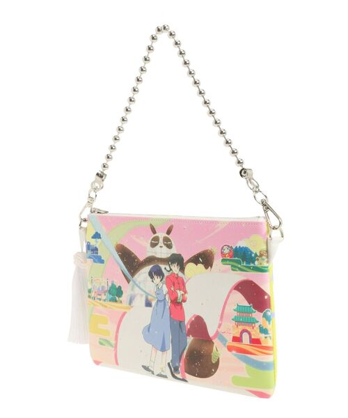 jouetie（ジュエティ）の「【TVアニメ『らんま1/2』jouetie】シーンポーチ（ハンドバッグ・レディース・オフホワイト/ブルー/レッド・FREE）」の4枚目の写真