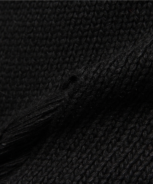 WHO'S WHO gallery（フーズフーギャラリー）の「【GIGGER】クラッシュニット（ニット/セーター・メンズ・グレー/ブラック・FREE）」の5枚目の写真