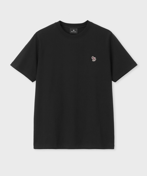 PS Paul Smith（ピーエスポールスミス）の「"Sports Stripe Zebra" ワンポイント 半袖Tシャツ / 553512 011R（Tシャツ/カットソー・メンズ・ホワイト/ブラック・MEDIUM/SMALL/LARGE/XX-LARGE/X-LARGE）」の2枚目の写真