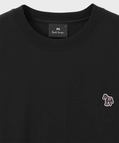 PS Paul Smith（ピーエスポールスミス）の「"Sports Stripe Zebra" ワンポイント 半袖Tシャツ / 553512 011R（Tシャツ/カットソー・メンズ・ホワイト/ブラック・MEDIUM/SMALL/LARGE/XX-LARGE/X-LARGE）」の5枚目の写真