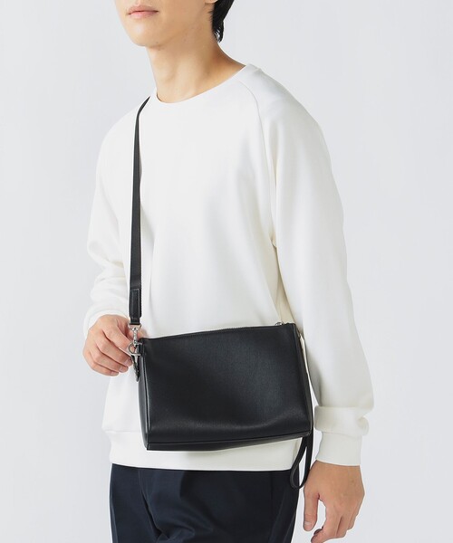 BEAMS HEART(ビームスハート)の「2WAY クラッチバッグ(ショルダーバッグ・メンズ・ブラック・ONE SIZE)」の3枚目の写真
