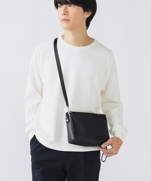 BEAMS HEART(ビームスハート)の「2WAY クラッチバッグ(ショルダーバッグ・メンズ・ブラック・ONE SIZE)」の4枚目の写真