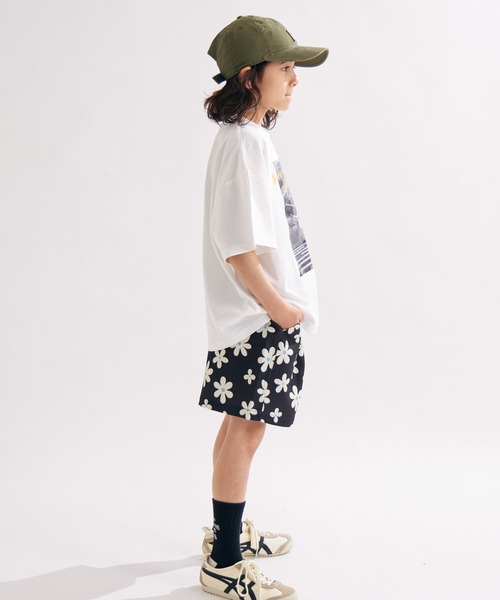 PAIRMANON STREET(ペアマノンストリート)の「【PAIRMANON STREET】ムラ織 総柄 タックショートパンツ(その他パンツ・キッズ・ブラック系その他/レッド系その他2/イエロー系その他/ホワイト/レッド/パープル・160/90/100/150/110/120/140/130)」の21枚目の写真