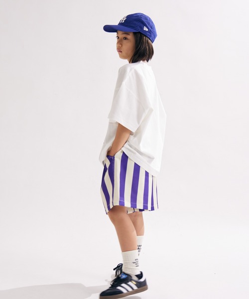 PAIRMANON STREET(ペアマノンストリート)の「【PAIRMANON STREET】ムラ織 総柄 タックショートパンツ(その他パンツ・キッズ・ブラック系その他/レッド系その他2/イエロー系その他/ホワイト/レッド/パープル・160/90/100/150/110/120/140/130)」の8枚目の写真