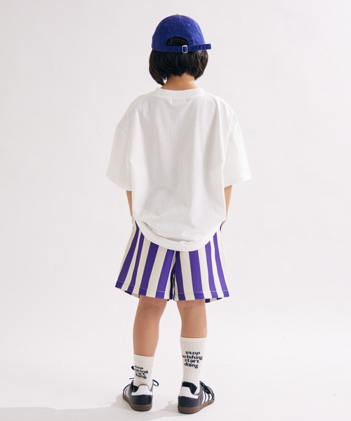 PAIRMANON STREET(ペアマノンストリート)の「【PAIRMANON STREET】ムラ織 総柄 タックショートパンツ(その他パンツ・キッズ・ブラック系その他/レッド系その他2/イエロー系その他/ホワイト/レッド/パープル・160/90/100/150/110/120/140/130)」の9枚目の写真