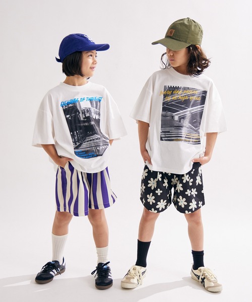 PAIRMANON STREET(ペアマノンストリート)の「【PAIRMANON STREET】ムラ織 総柄 タックショートパンツ(その他パンツ・キッズ・ブラック系その他/レッド系その他2/イエロー系その他/ホワイト/レッド/パープル・160/90/100/150/110/120/140/130)」の15枚目の写真