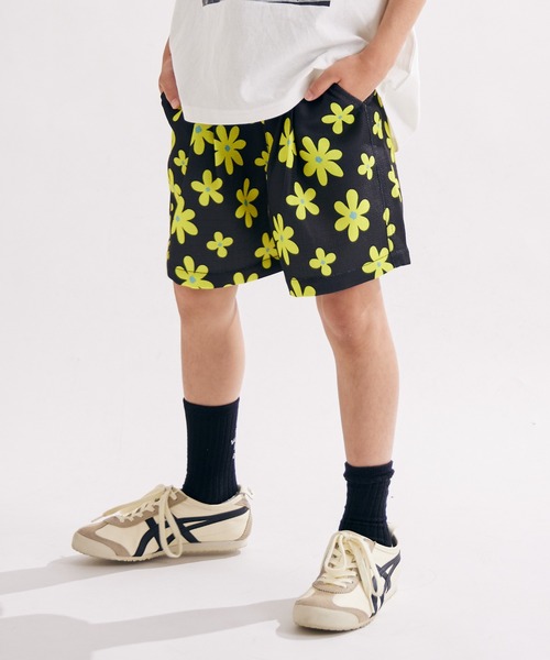 PAIRMANON STREET(ペアマノンストリート)の「【PAIRMANON STREET】ムラ織 総柄 タックショートパンツ(その他パンツ・キッズ・ブラック系その他/レッド系その他2/イエロー系その他/ホワイト/レッド/パープル・160/90/100/150/110/120/140/130)」の16枚目の写真