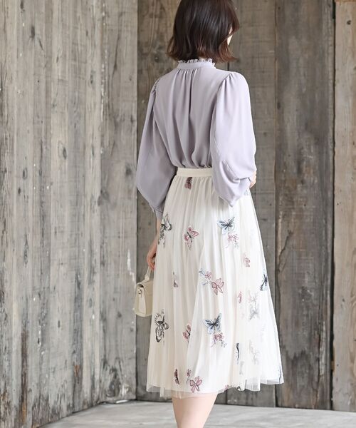 rps（アールピーエス）の「バタフライチュールスカート（スカート・レディース・ブラック/アイボリー・フリー）」の3枚目の写真