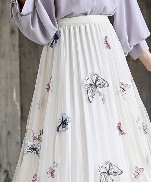 rps（アールピーエス）の「バタフライチュールスカート（スカート・レディース・ブラック/アイボリー・フリー）」の5枚目の写真