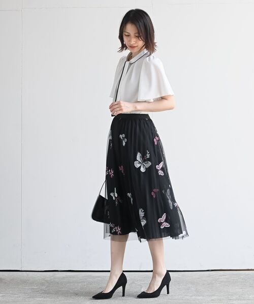 rps（アールピーエス）の「バタフライチュールスカート（スカート・レディース・ブラック/アイボリー・フリー）」の9枚目の写真