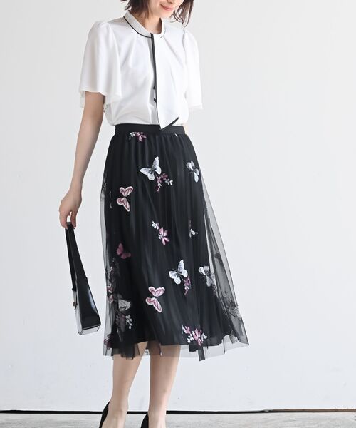 rps（アールピーエス）の「バタフライチュールスカート（スカート・レディース・ブラック/アイボリー・フリー）」の10枚目の写真