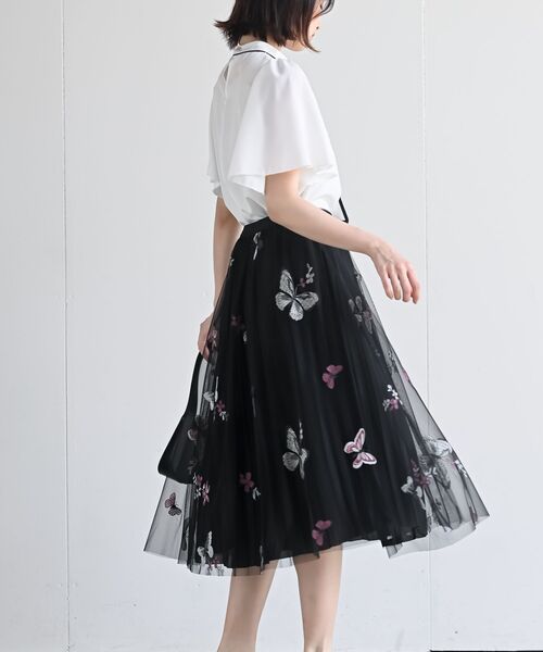 rps（アールピーエス）の「バタフライチュールスカート（スカート・レディース・ブラック/アイボリー・フリー）」の11枚目の写真