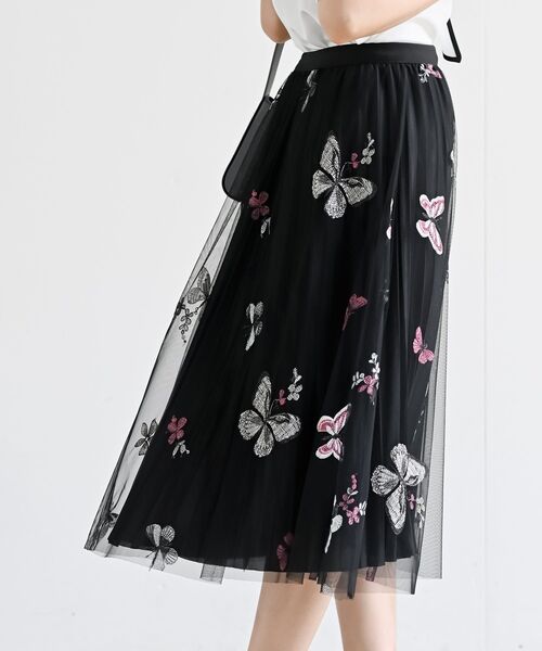 rps（アールピーエス）の「バタフライチュールスカート（スカート・レディース・ブラック/アイボリー・フリー）」の16枚目の写真