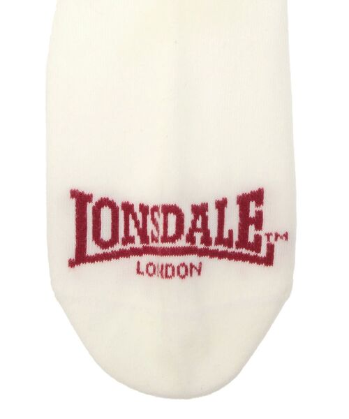 jouetie(ジュエティ)の「【LONSDALE×jouetie】ローズジャガードラインハイソックス(ソックス/靴下・レディース・ブラック/オフホワイト・FREE)」の8枚目の写真