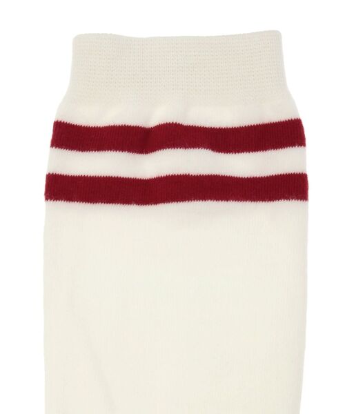 jouetie(ジュエティ)の「【LONSDALE×jouetie】ローズジャガードラインハイソックス(ソックス/靴下・レディース・ブラック/オフホワイト・FREE)」の9枚目の写真