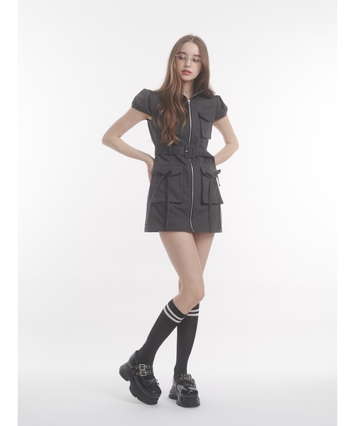 jouetie(ジュエティ)の「【LONSDALE×jouetie】ローズジャガードラインハイソックス(ソックス/靴下・レディース・ブラック/オフホワイト・FREE)」の16枚目の写真