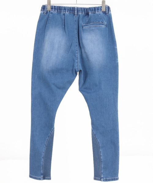 CAMBIO(カンビオ)の「mp13797- Stretch Denim Ribbed Hem Pants デニムパンツ(デニムパンツ・メンズ・ライトインディゴブルー/ダークインディゴブルー・S/M/L)」の16枚目の写真