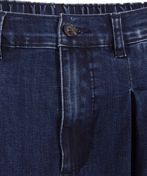 CAMBIO(カンビオ)の「mp13797- Stretch Denim Ribbed Hem Pants デニムパンツ(デニムパンツ・メンズ・ライトインディゴブルー/ダークインディゴブルー・S/M/L)」の19枚目の写真
