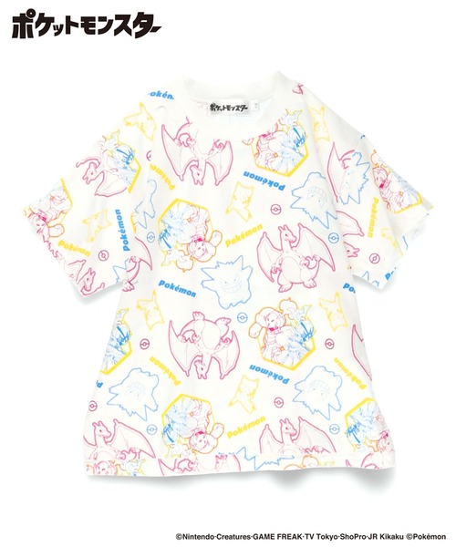 BRANSHES（ブランシェス）の「【Pokemon／ポケモン】半袖Tシャツ（Tシャツ/カットソー・キッズ・その他2/オフホワイト/ブラック/アイボリー/その他3/その他1・130/150/140/110/120/100）」の2枚目の写真