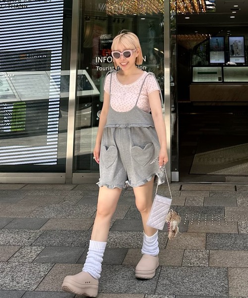 Alley Tokyo（アリートーキョー）の「小花ワッフルレースT（Tシャツ/カットソー・レディース・ピンク/オフホワイト/ベージュ・F）」の14枚目の写真