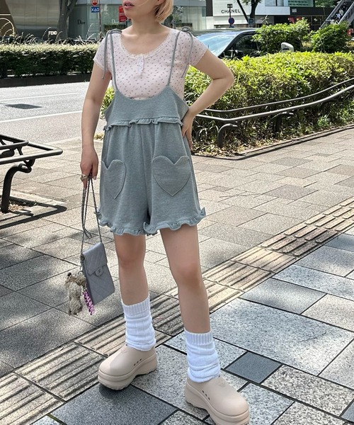 Alley Tokyo（アリートーキョー）の「小花ワッフルレースT（Tシャツ/カットソー・レディース・ピンク/オフホワイト/ベージュ・F）」の16枚目の写真