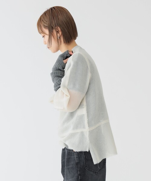 tシャツ maturely / メッシュ トップ ロングスリーブ レディース maturely tシャツ / メッシュ トップ ロングスリーブ レディース
