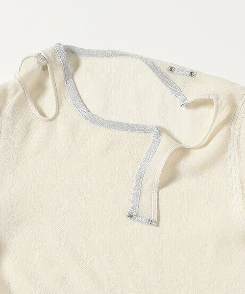 maturely（マチュアリー）の「【1/15再値下げ】maturely / メッシュ トップ ロングスリーブ（Tシャツ/カットソー・レディース・ブラック/アイボリー・ONE SIZE）」の15枚目の写真