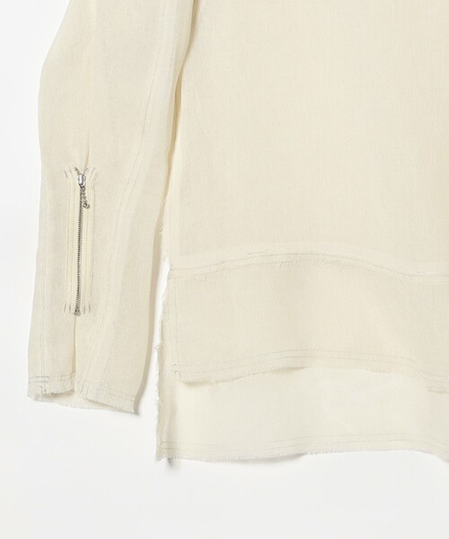 maturely（マチュアリー）の「【1/15再値下げ】maturely / メッシュ トップ ロングスリーブ（Tシャツ/カットソー・レディース・ブラック/アイボリー・ONE SIZE）」の17枚目の写真